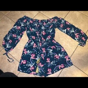 Xhilaration Floral Romper